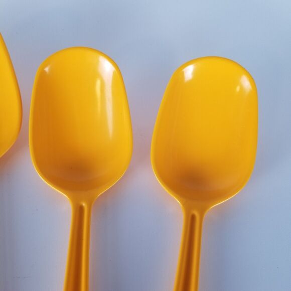 x4 VINTAGE Hammarplast Serving Spoons Modern Danish Sweden Design 1365 1366 - Picture 4 of 12